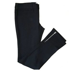 Vince ankle zip straight leg pants